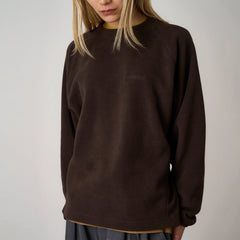 Gramicci Thermal Fleece Crew Tobacco - Parasol Store