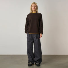 Gramicci Thermal Fleece Crew Tobacco - Parasol Store
