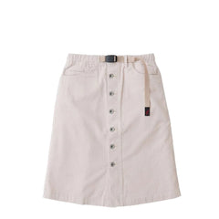 Gramicci Womens Buttoned Down Midi Skirt Bone