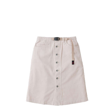Gramicci Womens Buttoned Down Midi Skirt Bone - Parasol Store