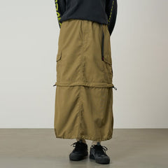 Gramicci Womens Convertible Cargo Skirt Khaki