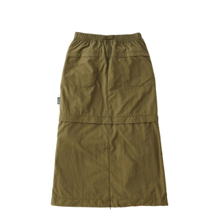 Gramicci Womens Convertible Micro Ripstop Skirt Army Green - Parasol Store