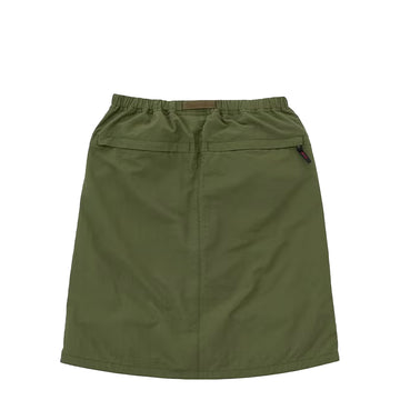Gramicci Womens Nylon Packable Midi Skirt Olive