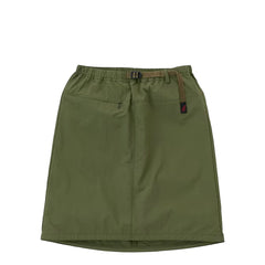 Gramicci Womens Nylon Packable Midi Skirt Olive