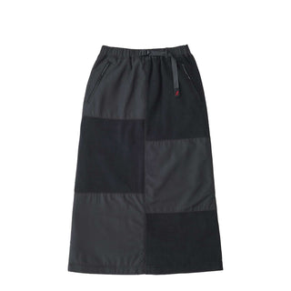Gramicci Womens Thermal Fleece Patch Skirt Black - Parasol Store