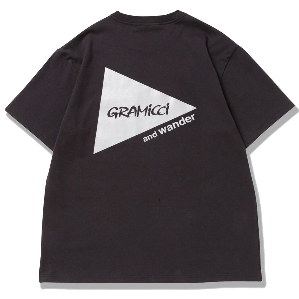 Gramicci x And Wander Backprint Tee Black - Parasol Store