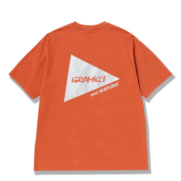 Gramicci x And Wander Backprint Tee Red - Parasol Store