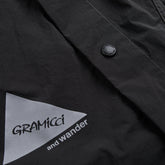 Gramicci x And Wander Brushed Nylon Jacket Charcoal
