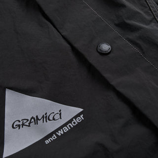 Gramicci x And Wander Brushed Nylon Jacket Charcoal - Parasol Store