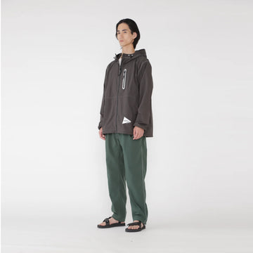 Gramicci x And Wander Brushed Nylon Jacket Charcoal
