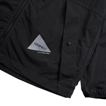 Gramicci x And Wander Brushed Nylon Jacket Charcoal