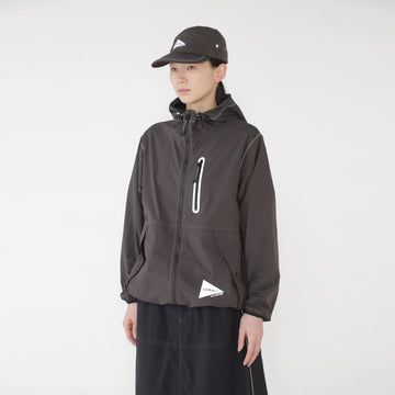 Gramicci x And Wander Brushed Nylon Jacket Charcoal