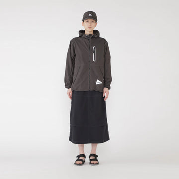 Gramicci x And Wander Brushed Nylon Jacket Charcoal