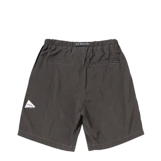 Gramicci x And Wander Brushed Nylon Short Charcoal - Parasol Store