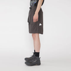 Gramicci x And Wander Brushed Nylon Short Charcoal - Parasol Store