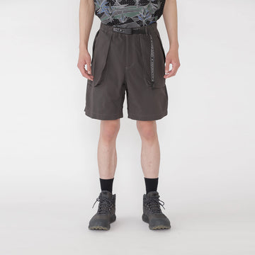 Gramicci x And Wander Brushed Nylon Short Charcoal - Parasol Store