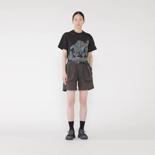 Gramicci x And Wander Brushed Nylon Short Charcoal - Parasol Store