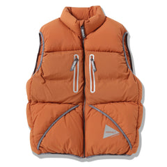 Gramicci x And Wander Down Vest Orange - Parasol Store