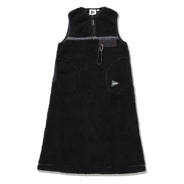 Gramicci x And Wander JQ Tape Fleece Dress Black - Parasol Store