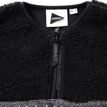 Gramicci x And Wander JQ Tape Fleece Dress Black - Parasol Store