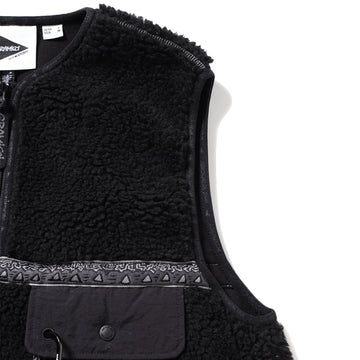 Gramicci x And Wander JQ Tape Fleece Dress Black - Parasol Store