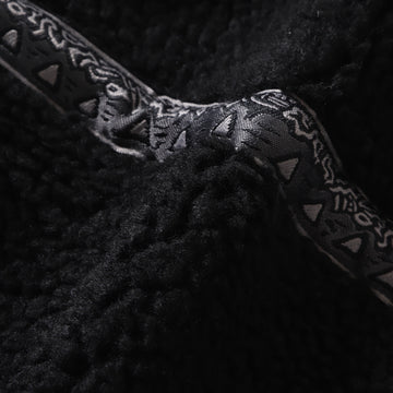 Gramicci x And Wander JQ Tape Fleece Jacket Black - Parasol Store