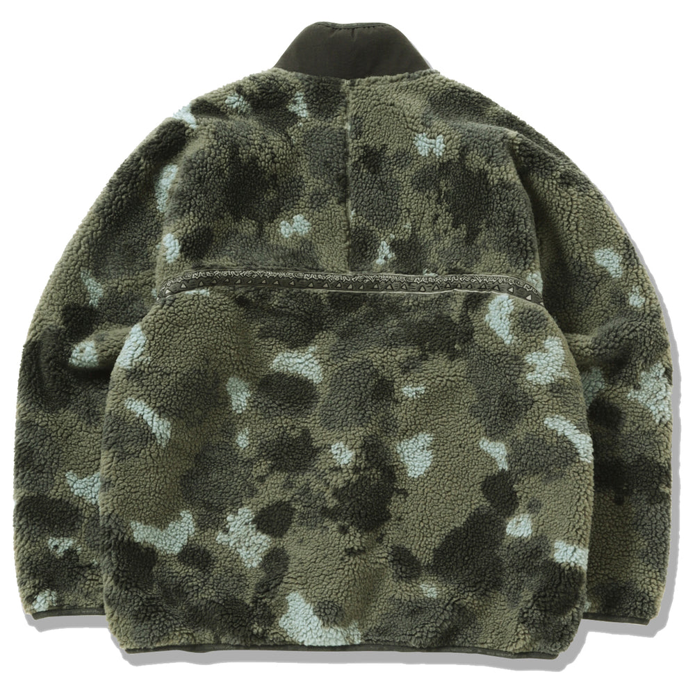 Gramicci x And Wander JQ Tape Fleece Jacket Camo - Parasol Store