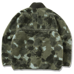 Gramicci x And Wander JQ Tape Fleece Jacket Camo - Parasol Store