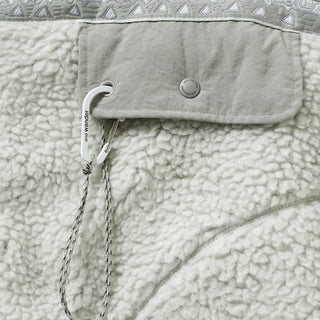 Gramicci x And Wander JQ Tape Fleece Jacket L.Gray - Parasol Store