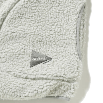 Gramicci x And Wander JQ Tape Fleece Jacket L.Gray - Parasol Store