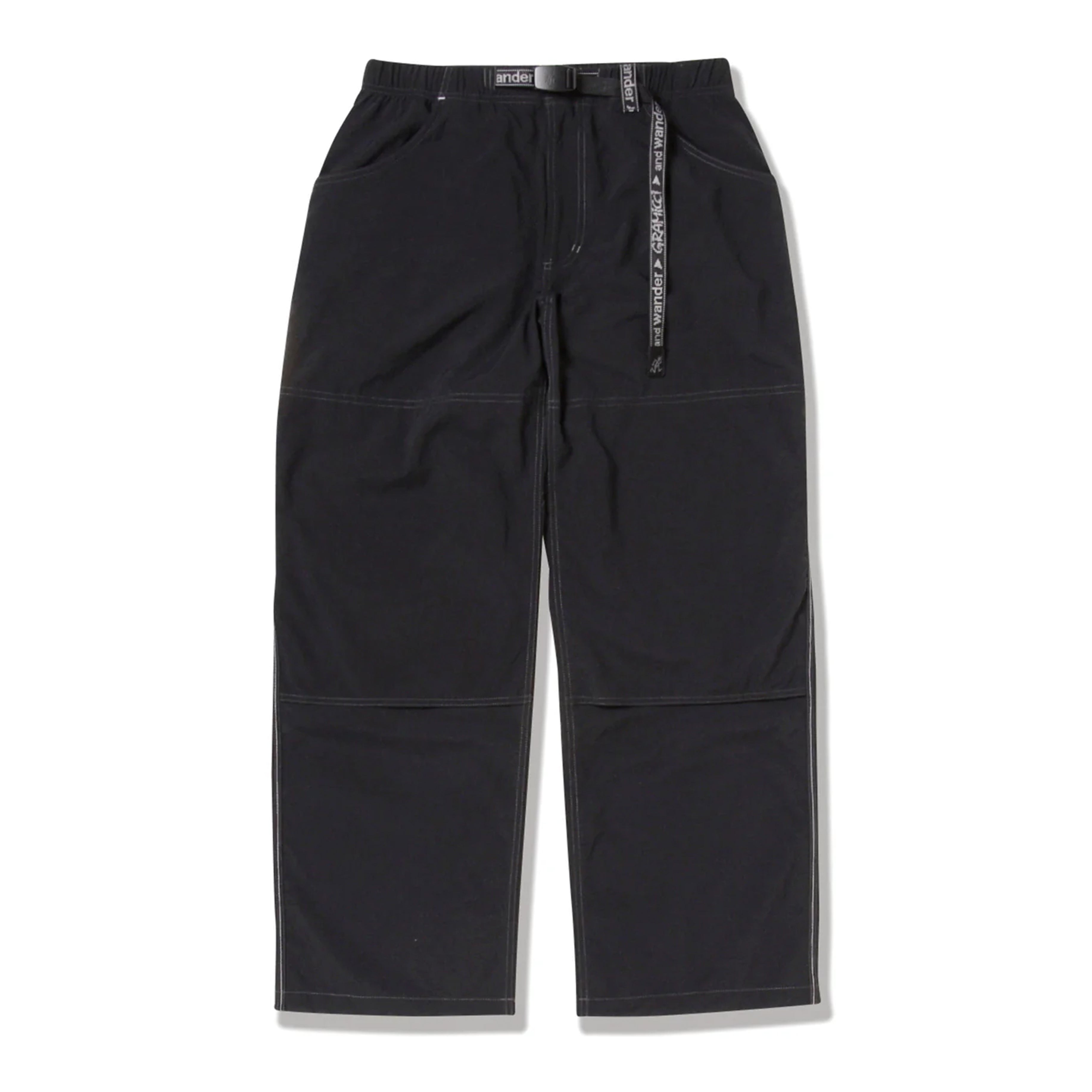 パンツ Gramicci & and wander NYLON double knee Gramicci x And Wander Nylon Double Knee Pant Black – Parasol Store