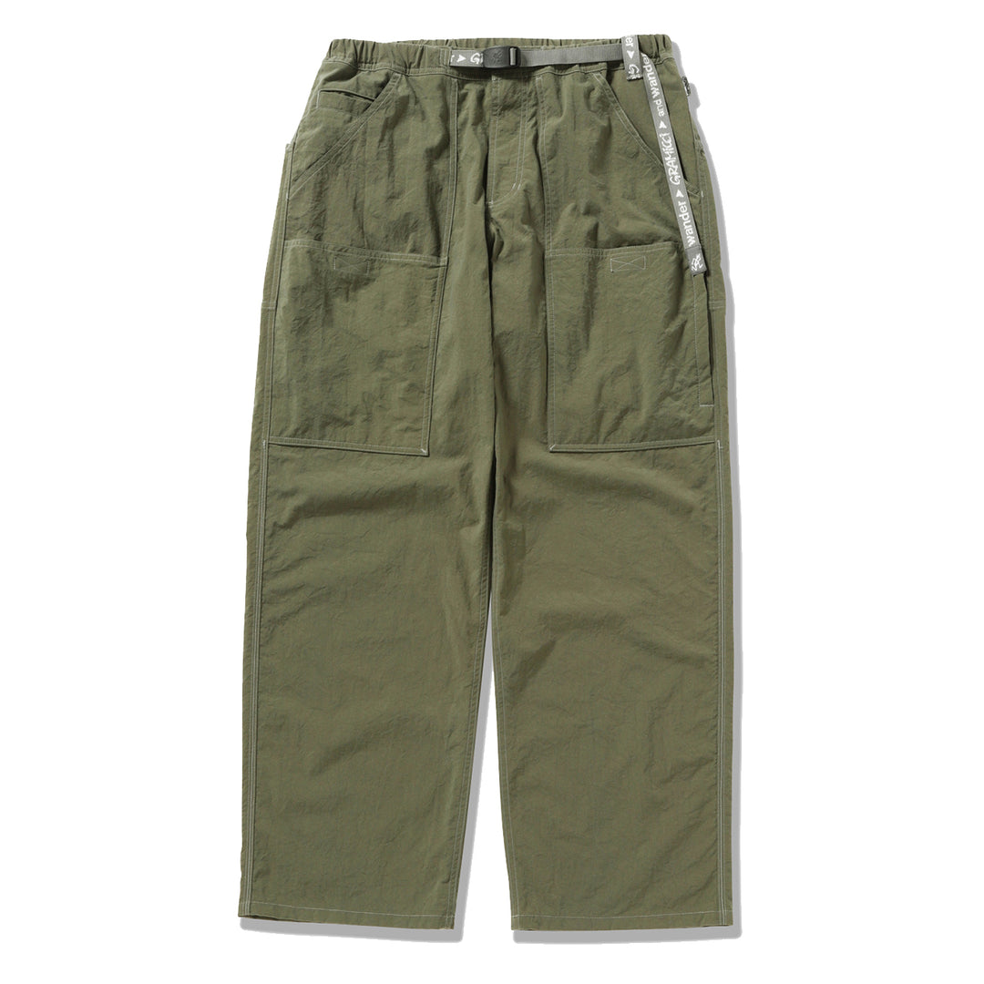 Gramicci x And Wander Nylon EQT Pant Khaki - Parasol Store
