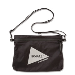 Gramicci x And Wander Nylon Sacoche Black - Parasol Store