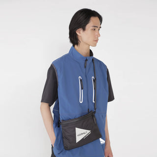 Gramicci x And Wander Nylon Sacoche Black - Parasol Store