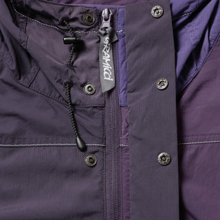 Gramicci x And Wander Patchwork Wind Hoodie Multi Purple - Parasol Store