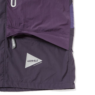 Gramicci x And Wander Patchwork Wind Hoodie Multi Purple - Parasol Store