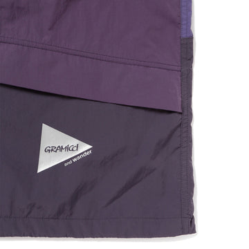 Gramicci x And Wander Patchwork Wind Hoodie Multi Purple - Parasol Store