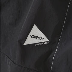 Gramicci x And Wander Patchwork Wind Short Black - Parasol Store