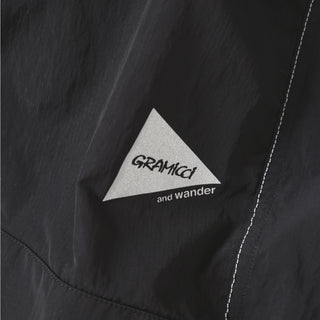 Gramicci x And Wander Patchwork Wind Short Black - Parasol Store
