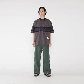 Gramicci x And Wander Tech Rugby Shirt Charcoal - Parasol Store