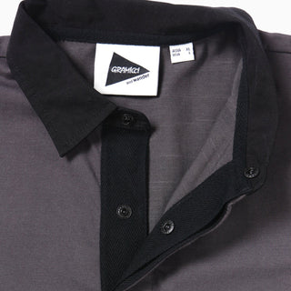 Gramicci x And Wander Tech Rugby Shirt Charcoal - Parasol Store