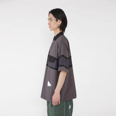 Gramicci x And Wander Tech Rugby Shirt Charcoal - Parasol Store