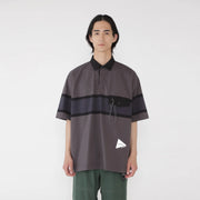 Gramicci x And Wander Tech Rugby Shirt Charcoal - Parasol Store