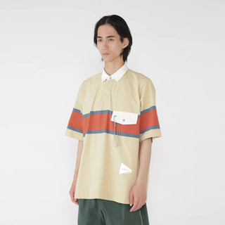 Gramicci x And Wander Tech Rugby Shirt Yellow - Parasol Store