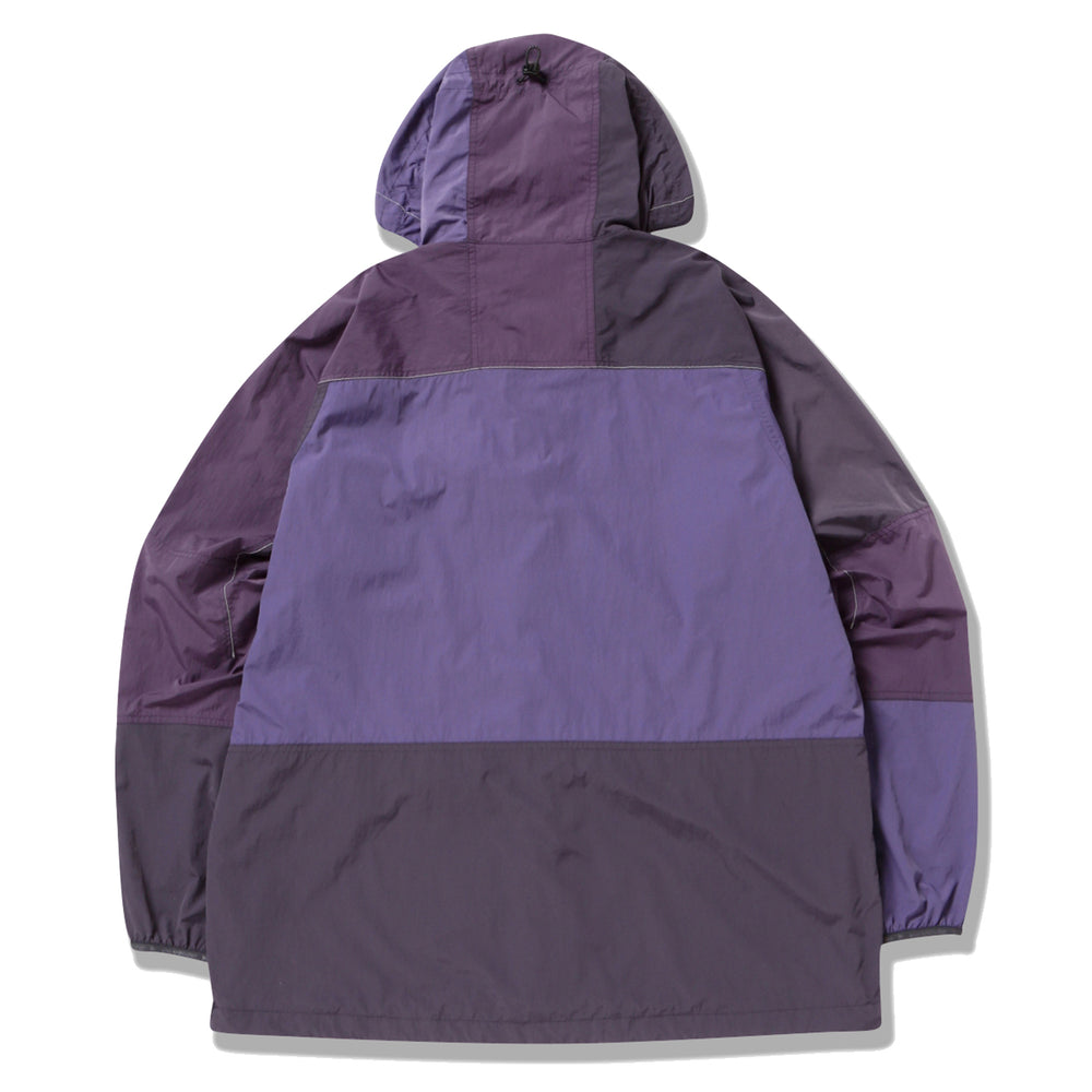 Gramicci x And Wander Women's Patchwork Wind Hoodie Multi Purple - Parasol Store