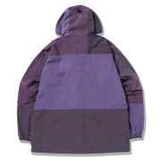 Gramicci x And Wander Women's Patchwork Wind Hoodie Multi Purple - Parasol Store