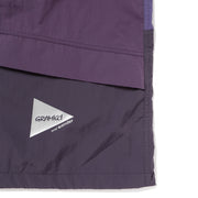 Gramicci x And Wander Women's Patchwork Wind Hoodie Multi Purple - Parasol Store