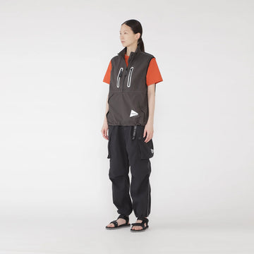 Gramicci x And Wander Womens Military Wide Pant Black - Parasol Store