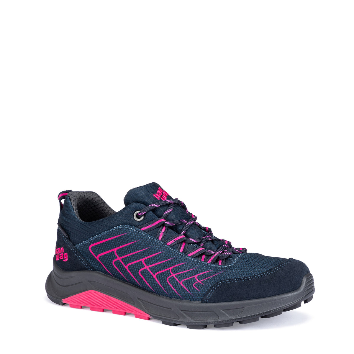 Hanwag Womens Coastridge Low ES Trainer Navy / Pink – Parasol Store