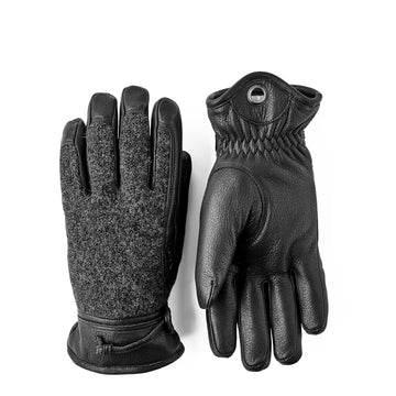 Hestra Daniel Gloves Charcoal/Black